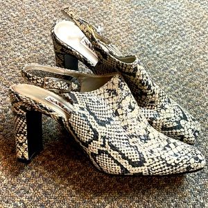 Sam & Libby Snakeskin Booties